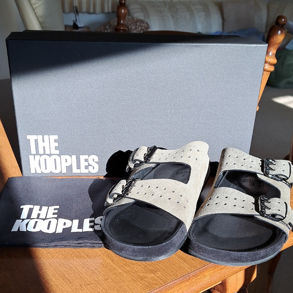 The Kooples Vestiaire genuine Leather Green Sandals for  Women